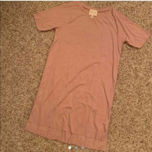 Silence and noise pastel t-shirt dress